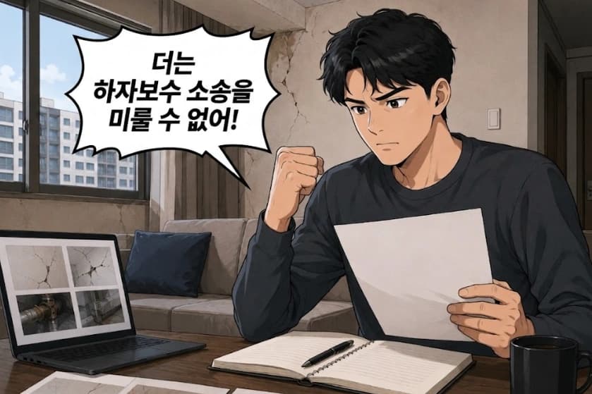 아파트하자보수소송, 전유부분과 공용부분에 따른 기산점 차이