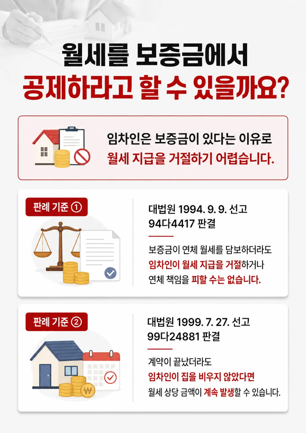 월세보증금반환소송 절차와 내용증명·임차권등기명령 대응 방법