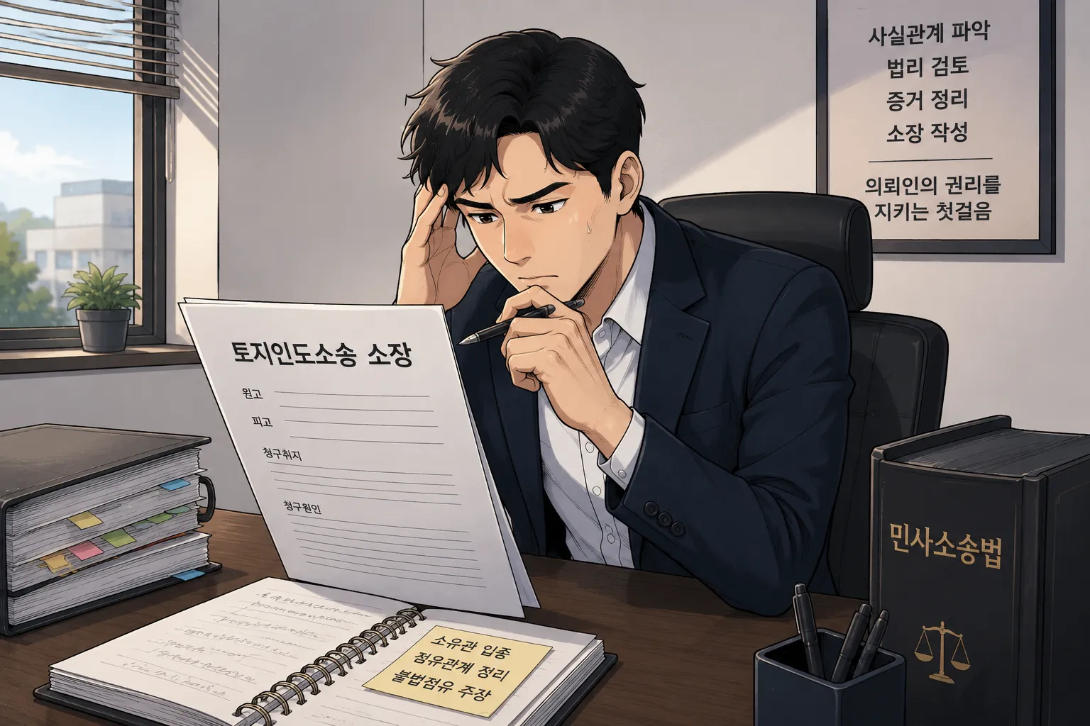 토지인도소송 전 체크리스트 확인하기