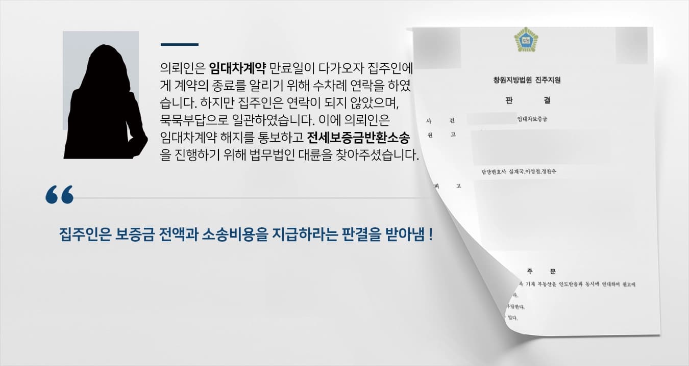 임대차보증금반환소송