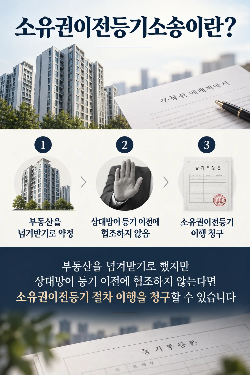소유권이전등기소송 | 개념과 필요성